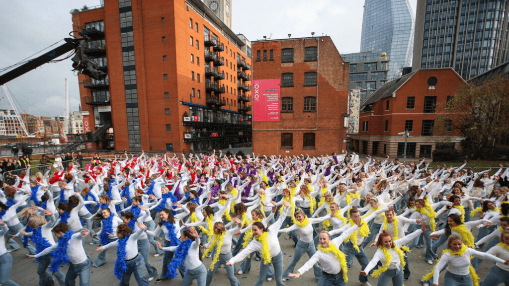 Mamma Mia! Here We Go Again - Hosts Guinness World Records Largest Disco Dance At London Waterloo